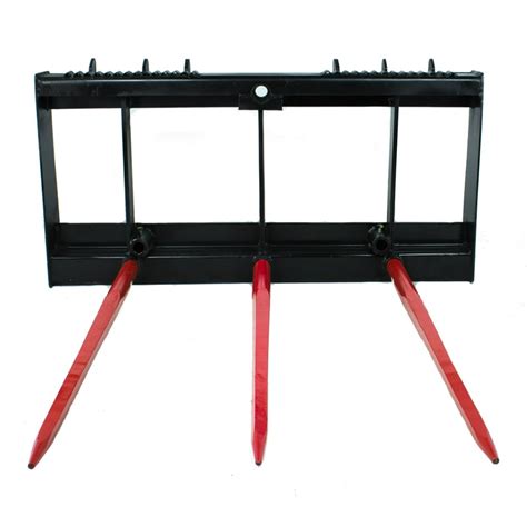 hay spear for skid steer|hay spear attachment for bobcat.